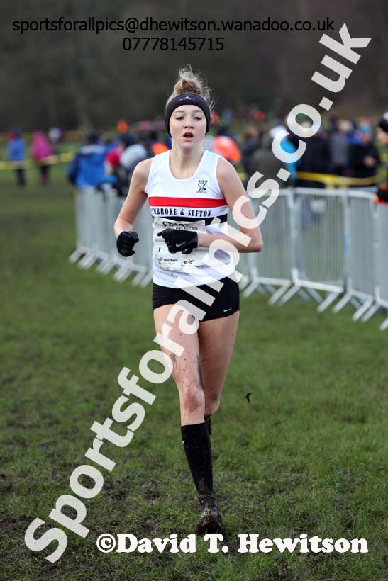 Womens under-20 Northern Cross Country Champs., Witton Park, Blackburn. Photo: David T. Hewitson/Sports for All Pics